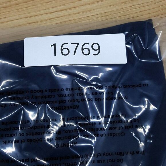 LACOSTE Sleep Shorts Mens Small Blue Cotton Stretch Logo Waist Band Lounge - Picture 7 of 7